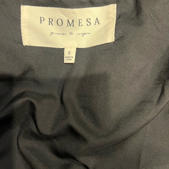 Promesa Urban Hiker Vegan Leather Puffer Vest -Size S - Picture 7 of 8